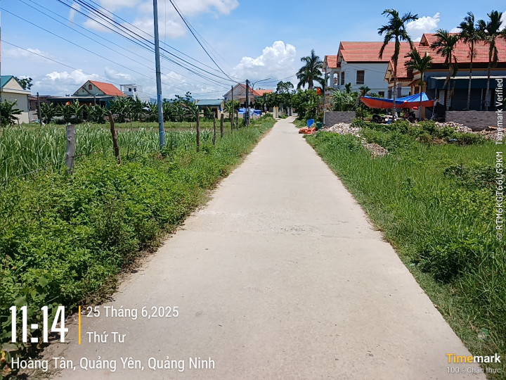 Bán đất full thổ cư, giá 14 tr/m2 tại thôn 4 Hoàng Tân cũ lõi dự án Hạ Long Xanh