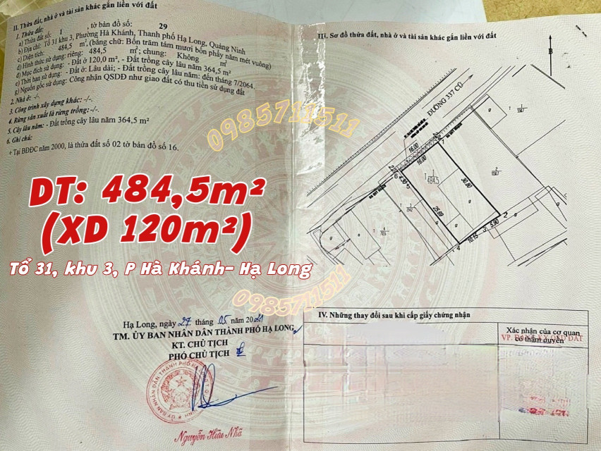 ĐẤT GẦN CỤM CÔNG NGHIỆP HÀ KHÁNH - HẠ LONG