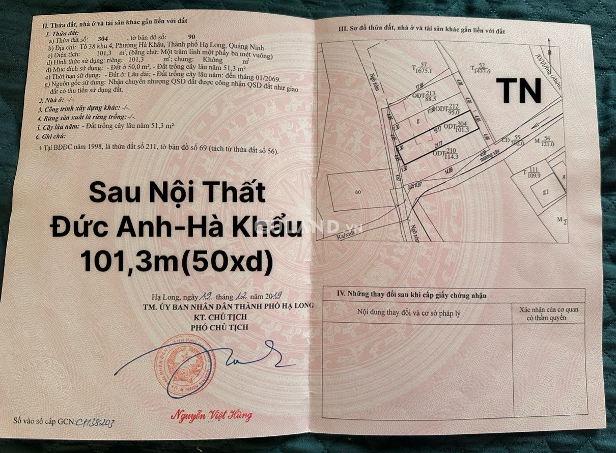 Đất Sau Nội Thất Đức Anh - Hà Khẩu