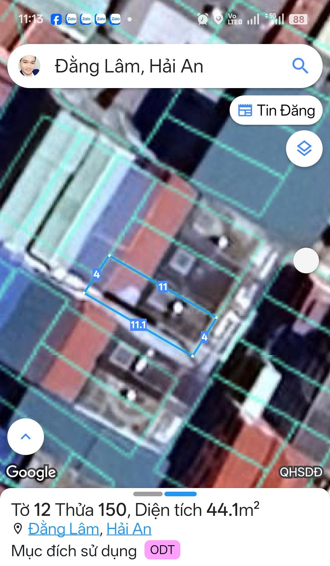 04/2026.Bán nhà 44m² . 4 tầng.full thổ cư ngang 4m giá 4.65 tỷ tại Phường Hải An. Đằng Lâm. Kiều Sơn. liên hệ 0362558882