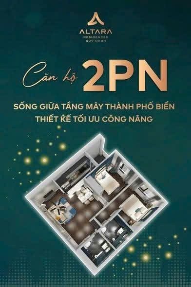 CĂN HỘ VIEW BIỂN FULL NỘI THẤT CAO CẤP ĐANG CHO THUÊ 12TR/THÁNG ALTARA QUY NHƠN