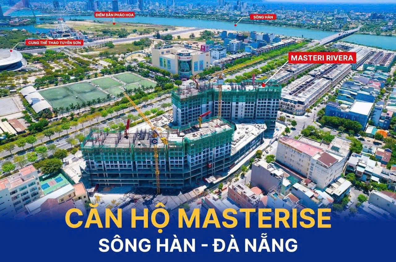 Chỉ 1,25 tỷ (25%) sở hữu ngay căn 2PN, 2WC Masteri Rivera Danang bàn giao nội thất cơ bản cao cấp