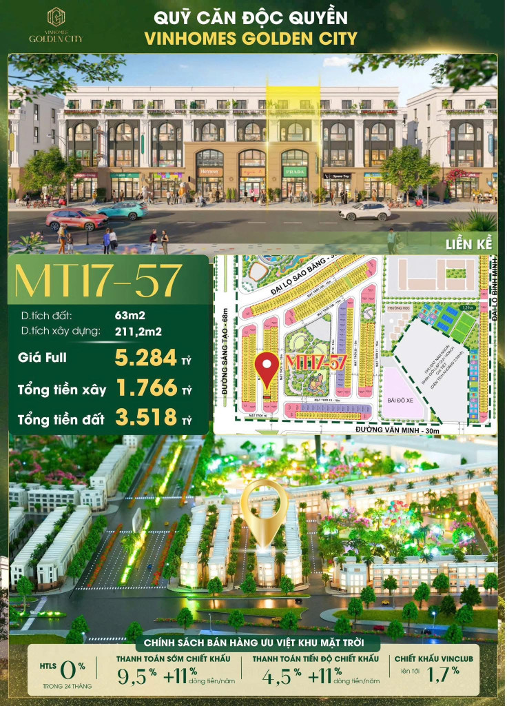 Phân khu mặt trời Ecorivers Hải Dương