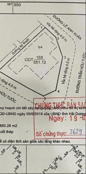 Cần bán lô góc 3 mặt tiền, thuộc khu đô thị bậc nhất Ecoriver Hải Dương.