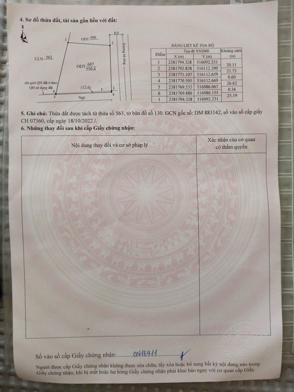 Bán nhà 553.3m² có sẵn 500m² thổ cư ngang 26m giá 4 tỷ tại Phường Hải Yên Thành phố Móng Cái