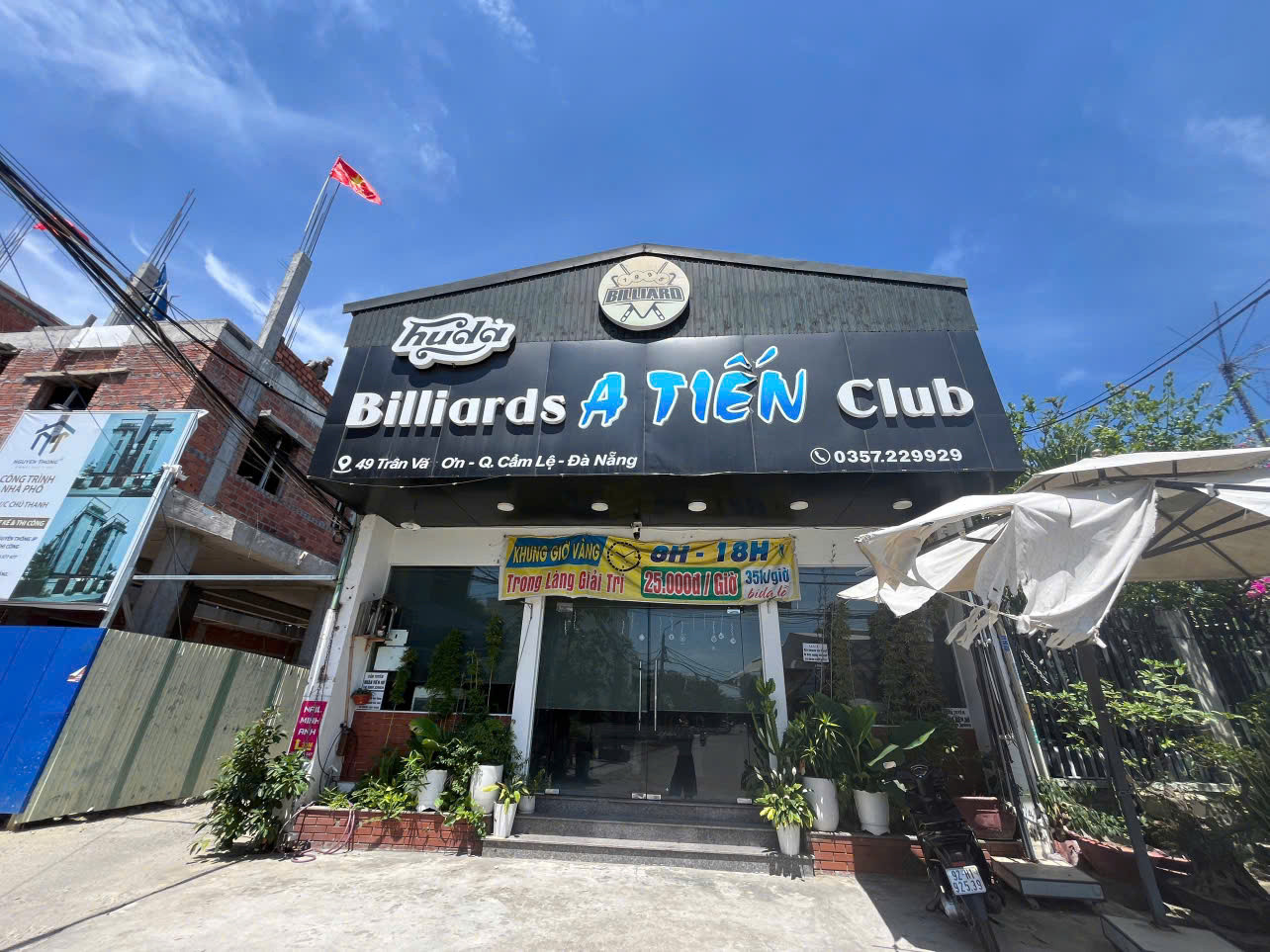 [THÔNG BÁO SANG NHƯỢNG MẶT BẰNG QUÁN BIDA TẠI HÒA AN, CẨM LỆ, ĐÀ NẴNG