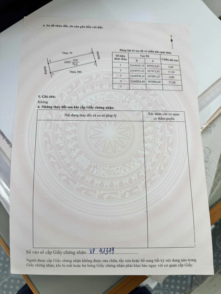 Bán đất 70m² ngang 4m giá 2.65 tỷ Phường Hoa Lư