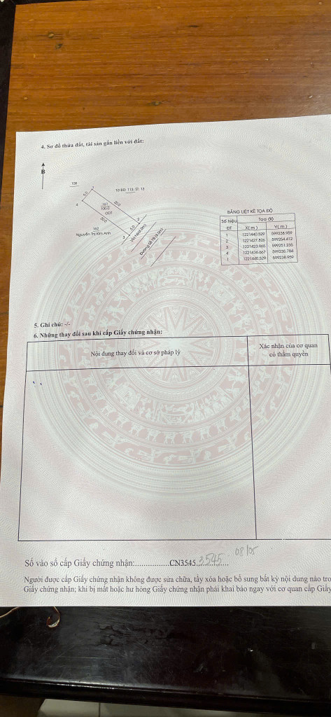 Chính chủ cần bán gấp lô đất đẹp mặt tiền đường 7B Khu TĐC Định Hoà
