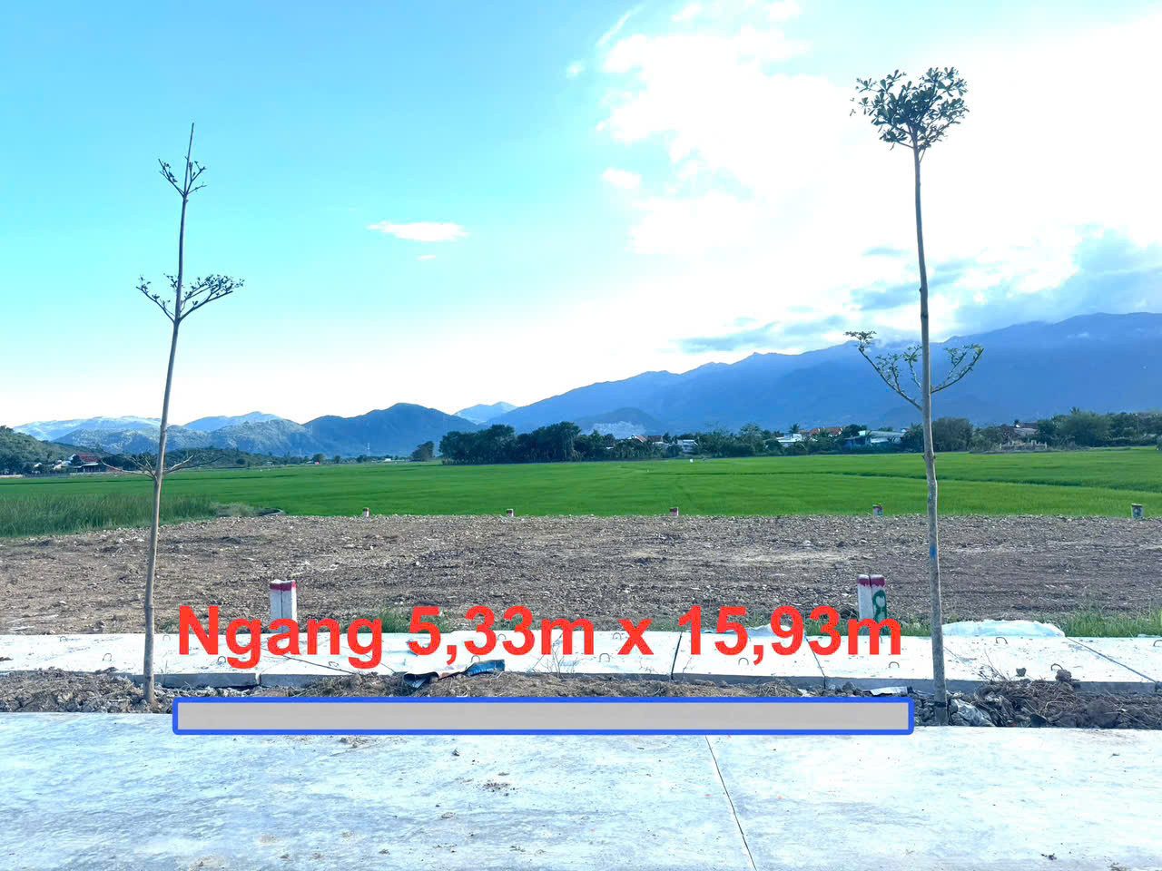 0938113403 Bán đất 80.2m² full thổ cư ngang 5.3m giá 490 triệu tại Phường Hòa Thắng Z368