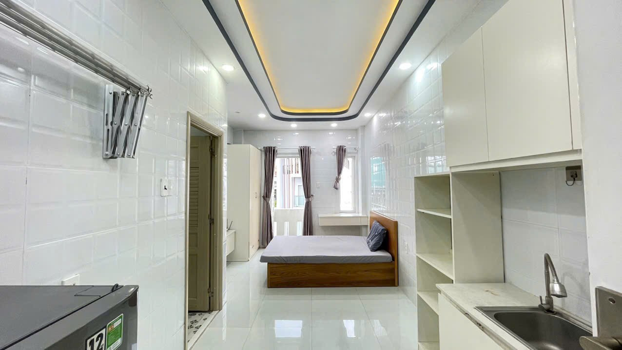 Căn hộ dv mới full nội thất. Riêng tư. Thẻ từ. Ban công. Thoáng mát. Yên tỉnh