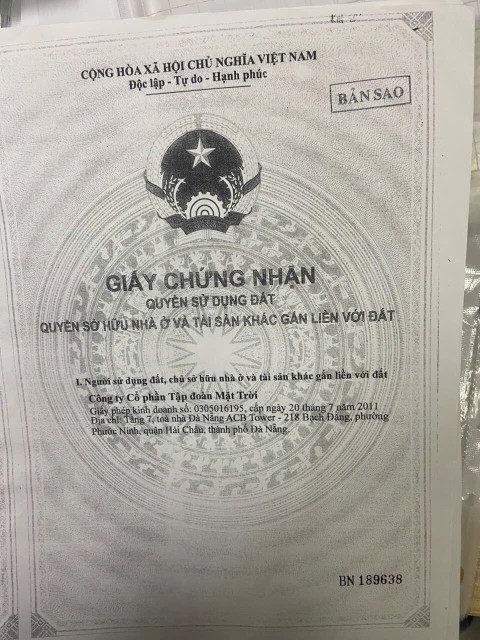 Bán đất 1.428,3m² 103.27 tỷ tại Phường Hòa Xuân Quận Cẩm Lệ