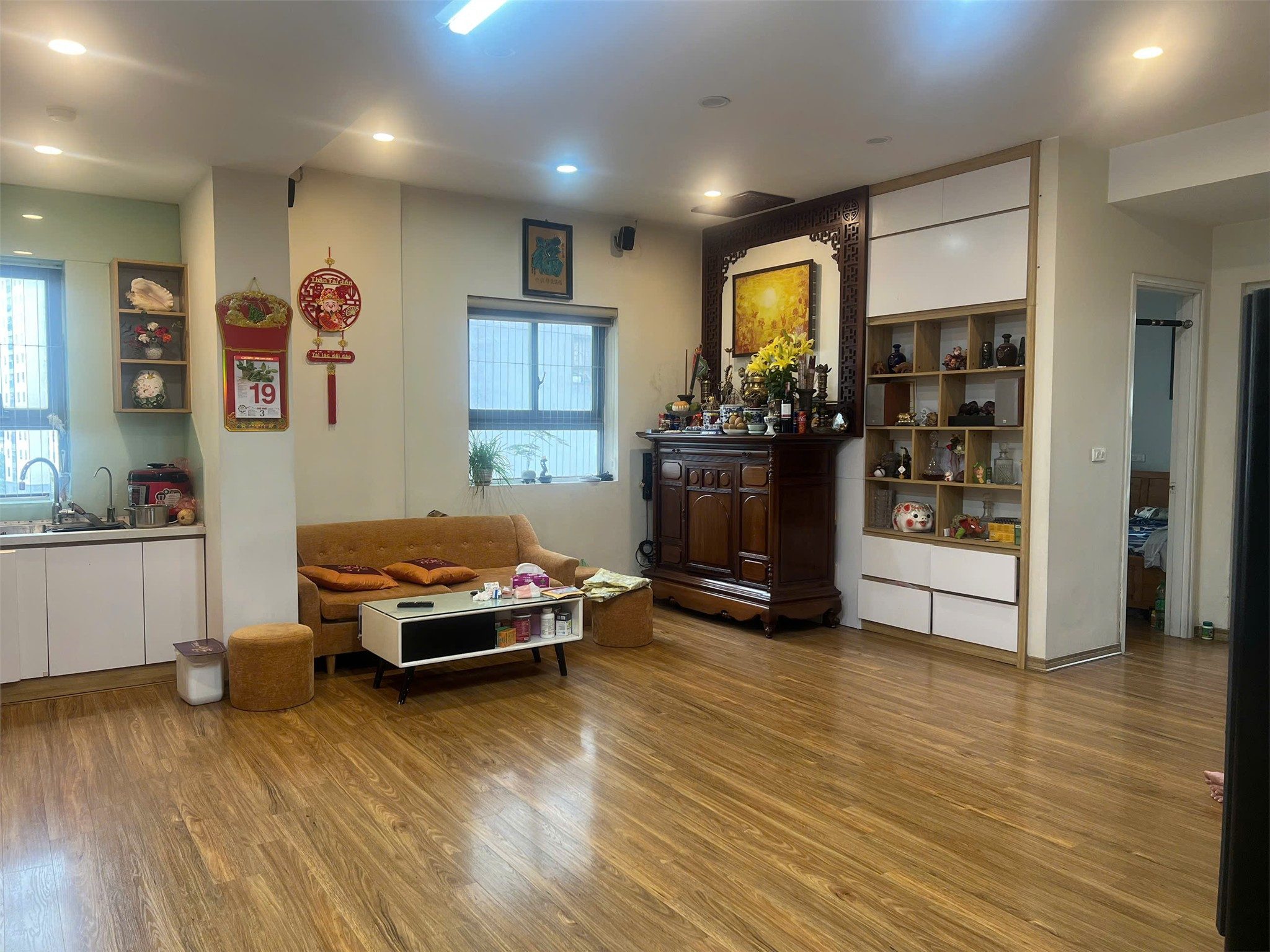 BÁN CĂN 2PN, 2VS RICE CITY LINH ĐÀM, GÓC, NHIỀU SÁNG, THOÁNG MÁT – Full NỘI THẤT - CHÍNH CHỦ