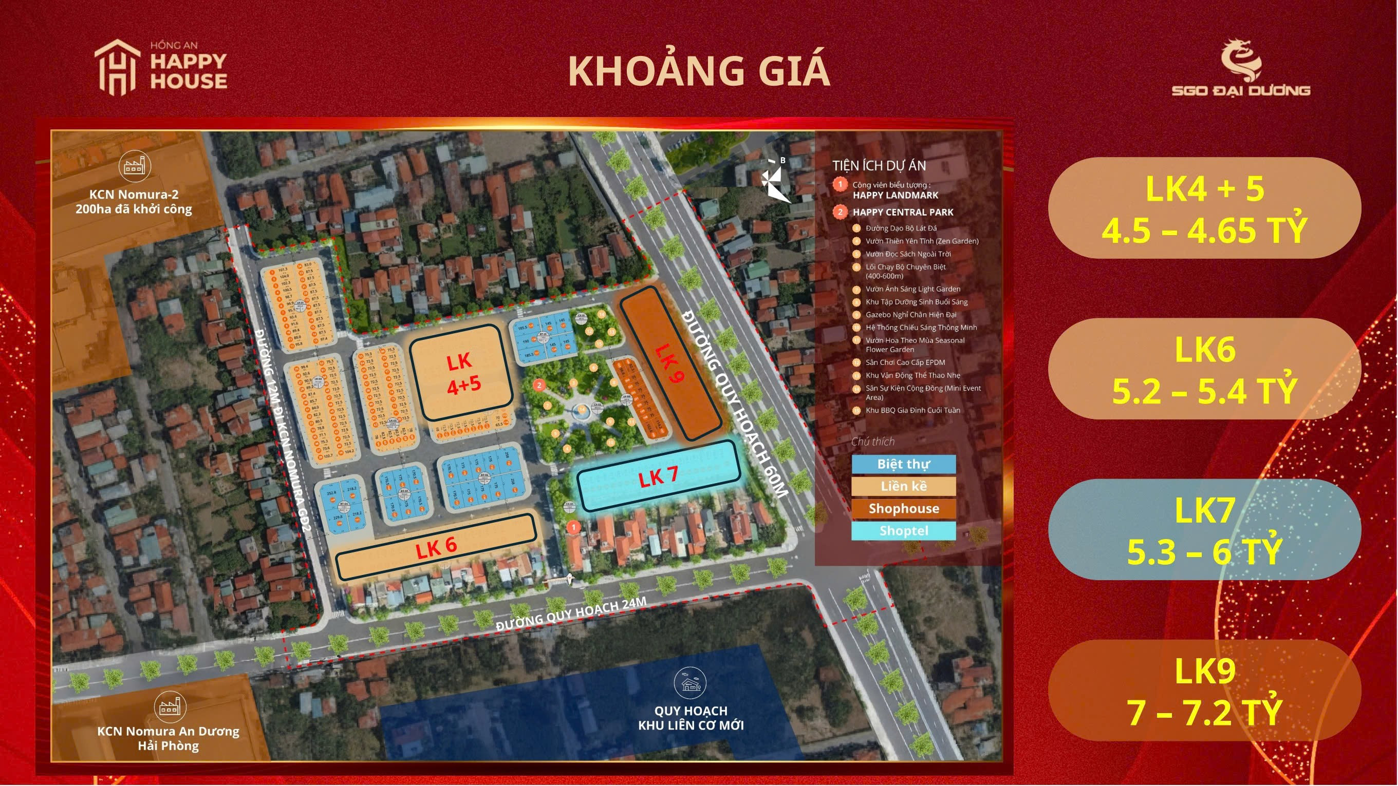 Dự Án Happyhouse lk4, lk05.Bán nhà sây thô 4 tầng 68m² ngang 5m giá  4,5 tỷ Phường Hồng An( An Hồng). liên hệ 0362558882