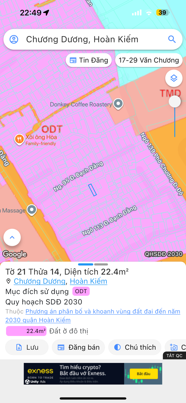 Bán nhà 22.4m² Phường Hồng Hà