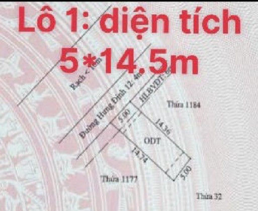 Bán đất 70.8m² 1.68 tỷ tại Phường Hưng Định Thị xã Thuận An