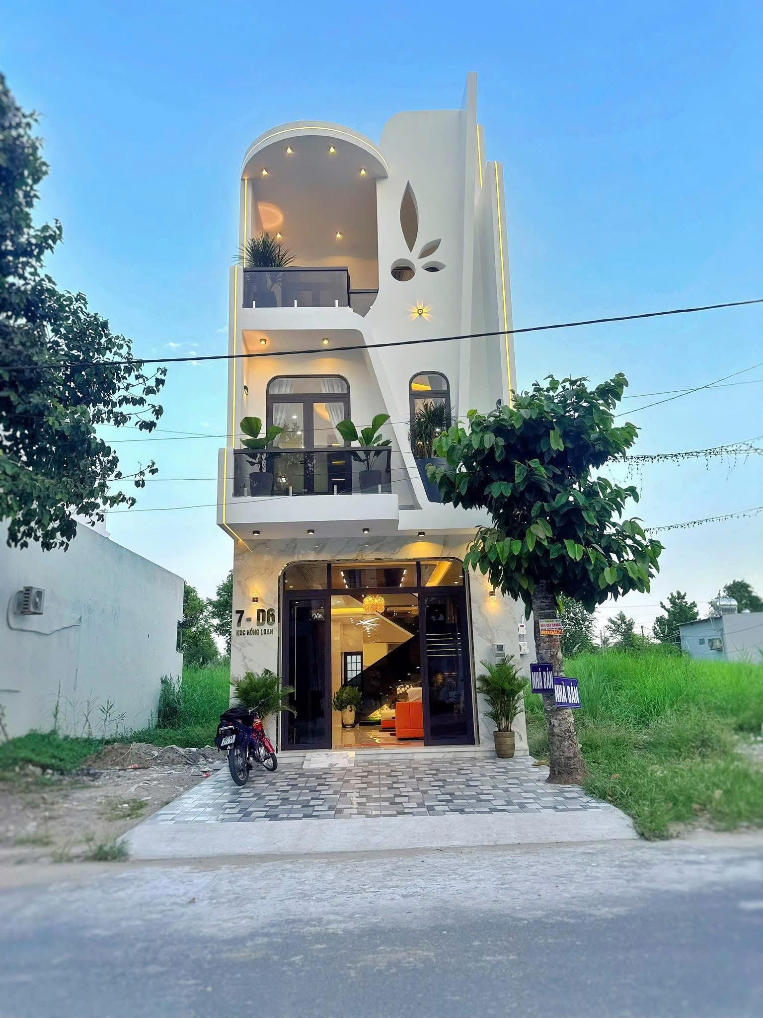 GIẢM GIÁ BÁN NHANH NHÀ MỚI XÂY 7 D6 KDC HỒNG LOAN 6A