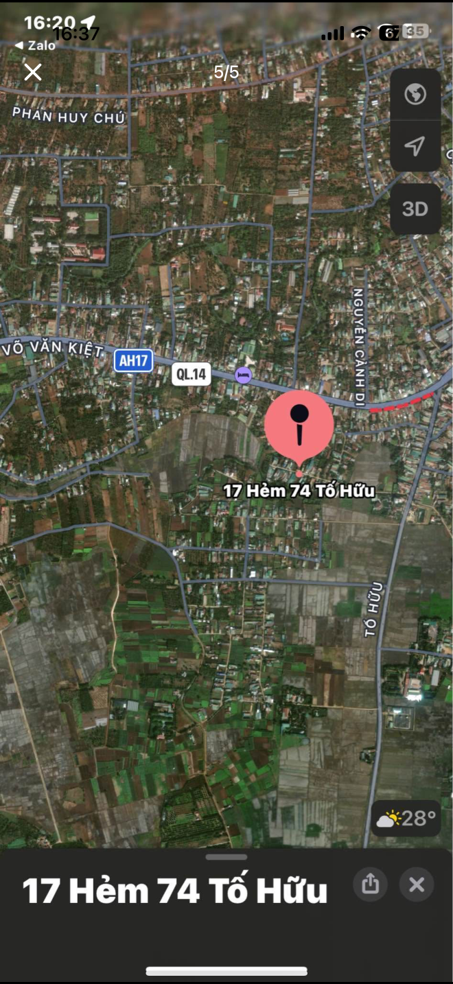 Bán đất 600m² giá 1.8 tỷ tại Phường Khánh Xuân Thành phố Buôn Ma Thuột