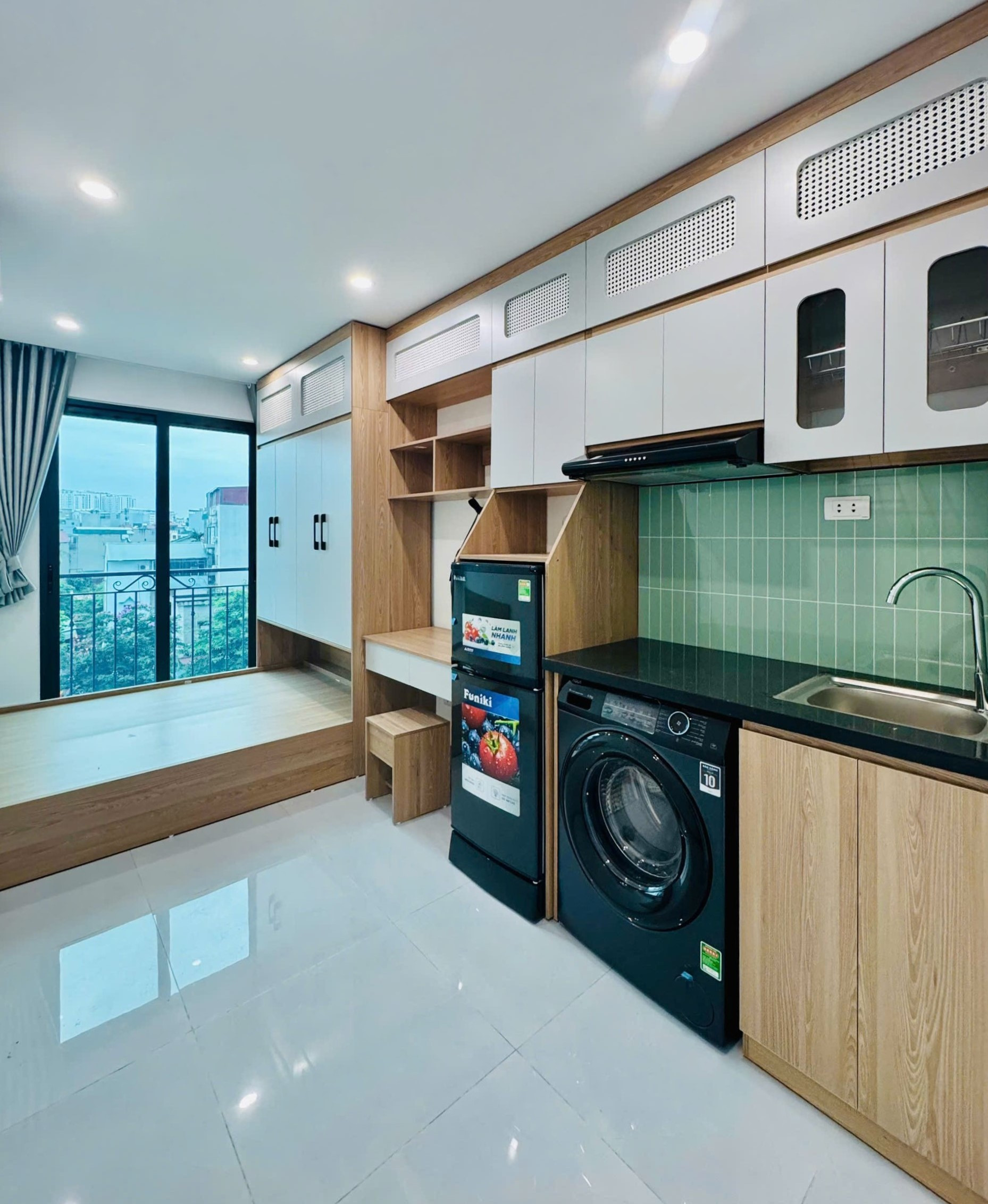 CHÍNH CHỦ CHO THUÊ PHÒNG ĐẸP MỚI TINH FULL ĐỒ NỘI THẤT - MÁY GIẶT RIÊNG TỪNG PHÒNG.