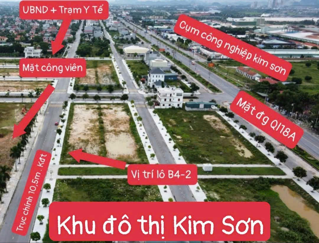 Lô lk khu đô thị Kim sơn