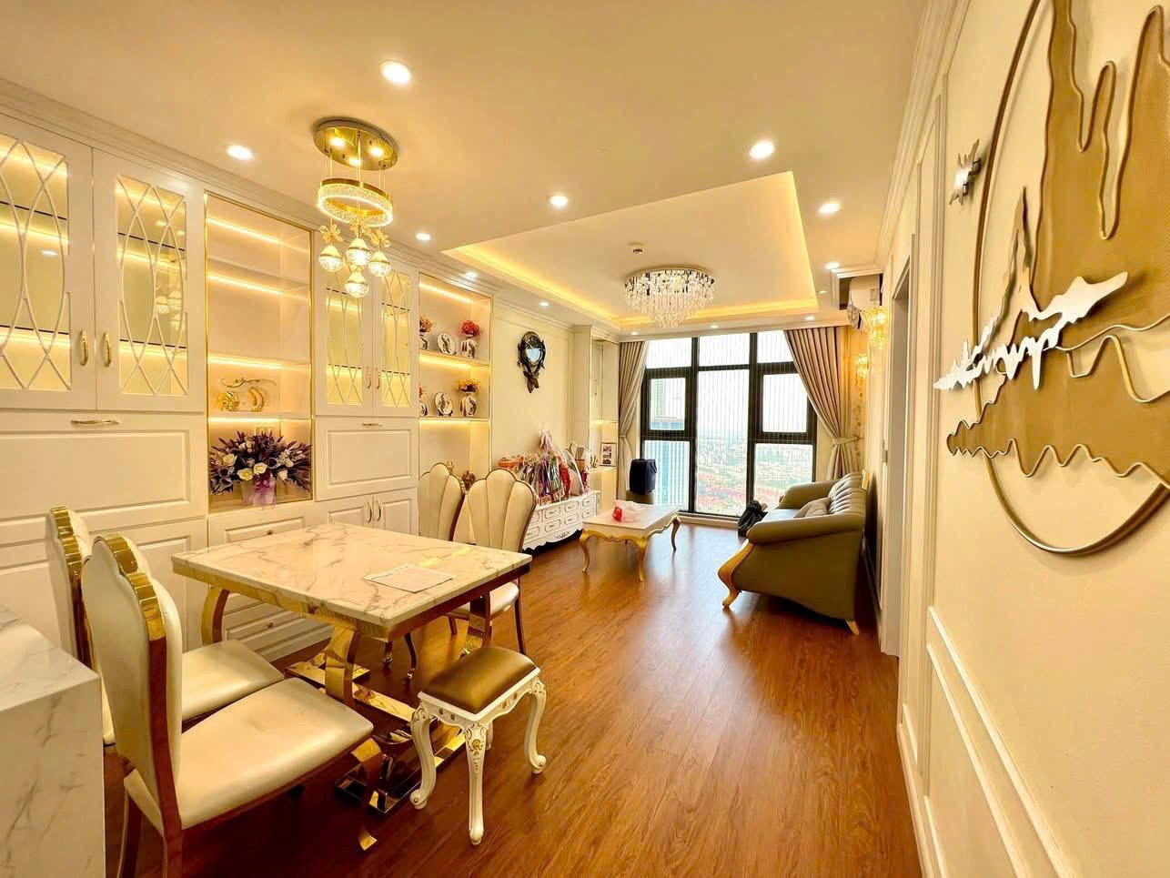 Cho Thuê Chung Cư Landmark 105 La Khê - Hà Đông 107M² 3 Ngủ Full Nội Thất - Giá Thuê 17tr