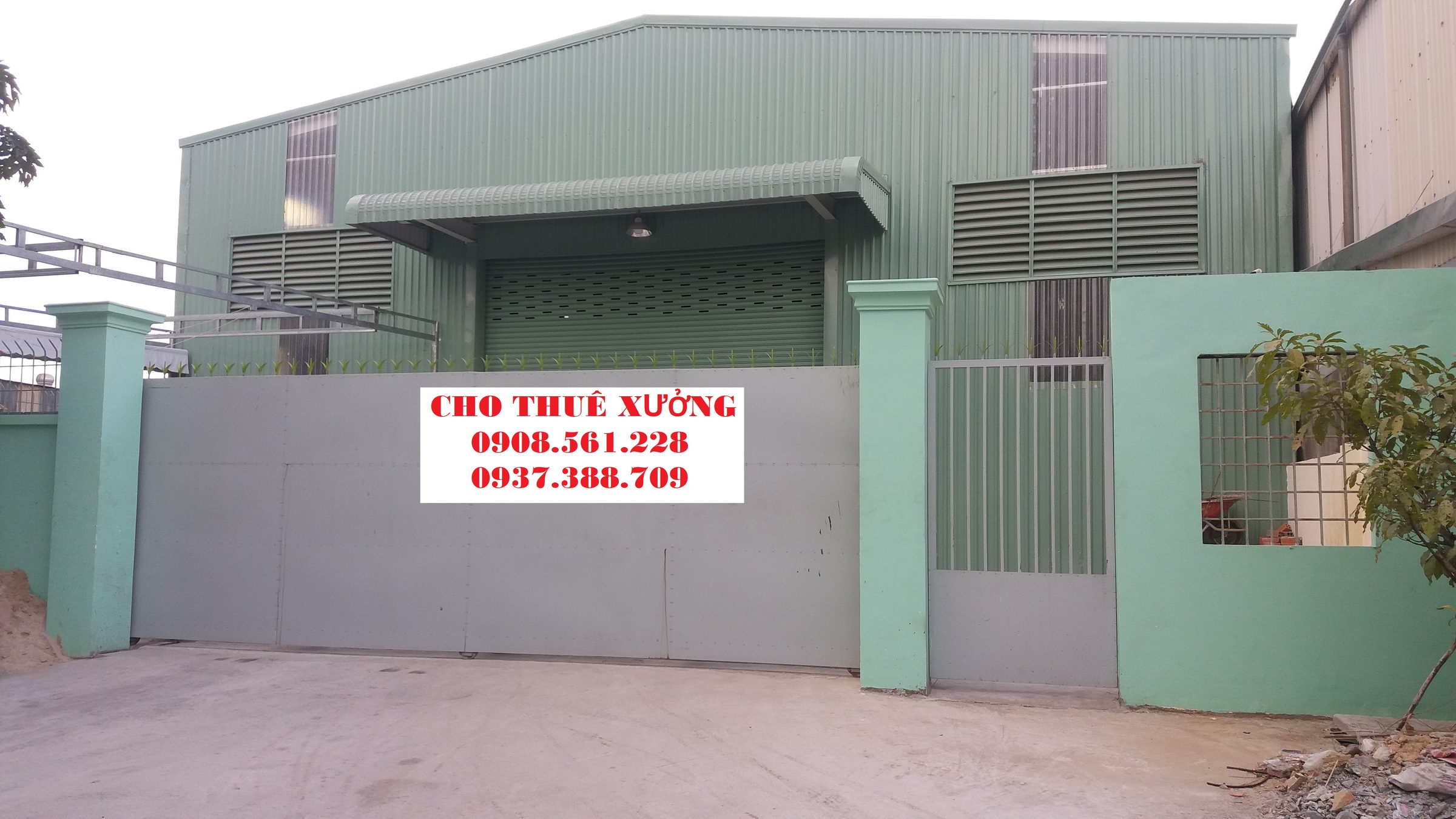 NHÀ XƯỞNG CHO THUÊ PHƯỜNG LÁI THIÊU THUÂN AN BÌNH DƯƠNG DT: 400M GIÁ 20 TRIÊU