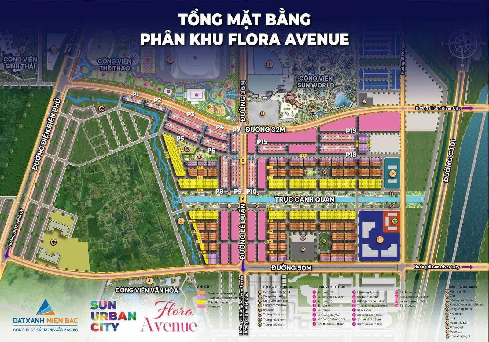 Bán căn hộ Park Residence Sun Urban City 68m² 1BR+, view đại lộ hoa, ân hạn gốc lãi 30 tháng