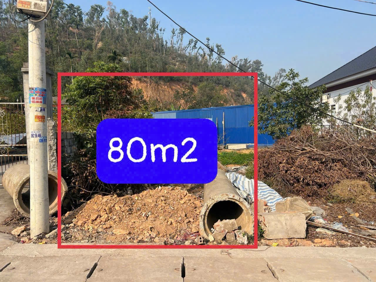 Bán đất 80m² ngang 4m đường rộng 8m. giá 1.5 tỷ Phường Lê Ích Mộc(Quảng Thanh) . liên hệ 0362558882