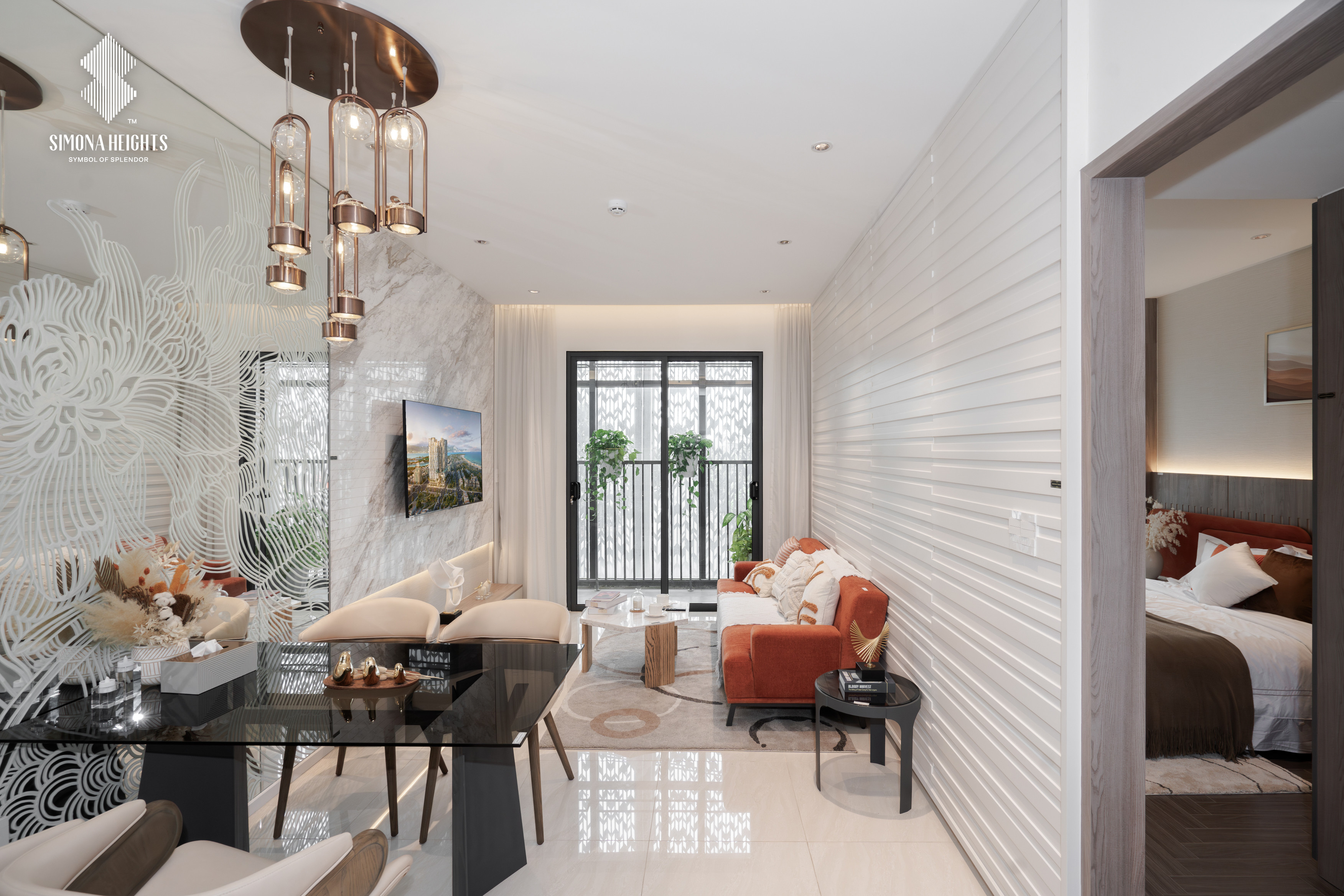 Căn hộ biển 2PN Simona Heights Quy Nhơn, giá chỉ từ 2,6 tỷ/căn