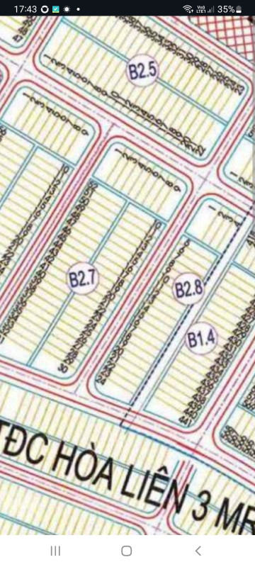 Bán đất 124.5m² ngang 5m giá 2.35 tỷ Phường Liên Chiểu