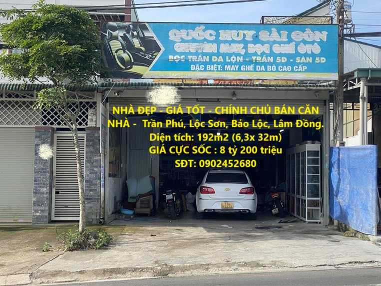NHÀ ĐẸP - GIÁ TỐT - CHÍNH CHỦ BÁN CĂN NHÀ -  Trần Phú, Lộc Sơn, Bảo Lộc, Lâm Đồng.