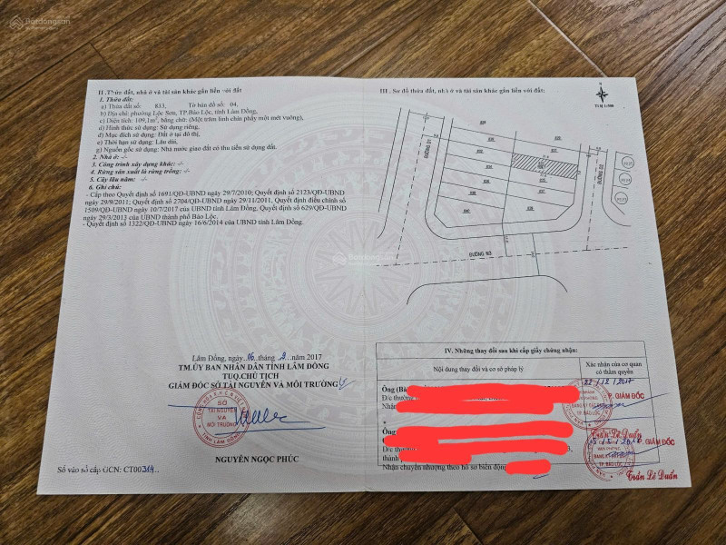 Ba lô liền kề phường Lộc Sơn, giá từ 1ty850