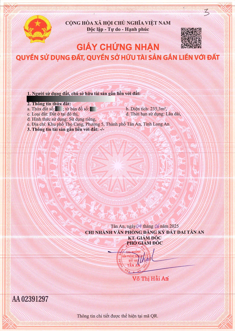 🌸 KHAI XUÂN ĐÓN LỘC – SỞ HỮU ĐẤT ĐẸP TRUNG TÂM TÂN AN! 🌸