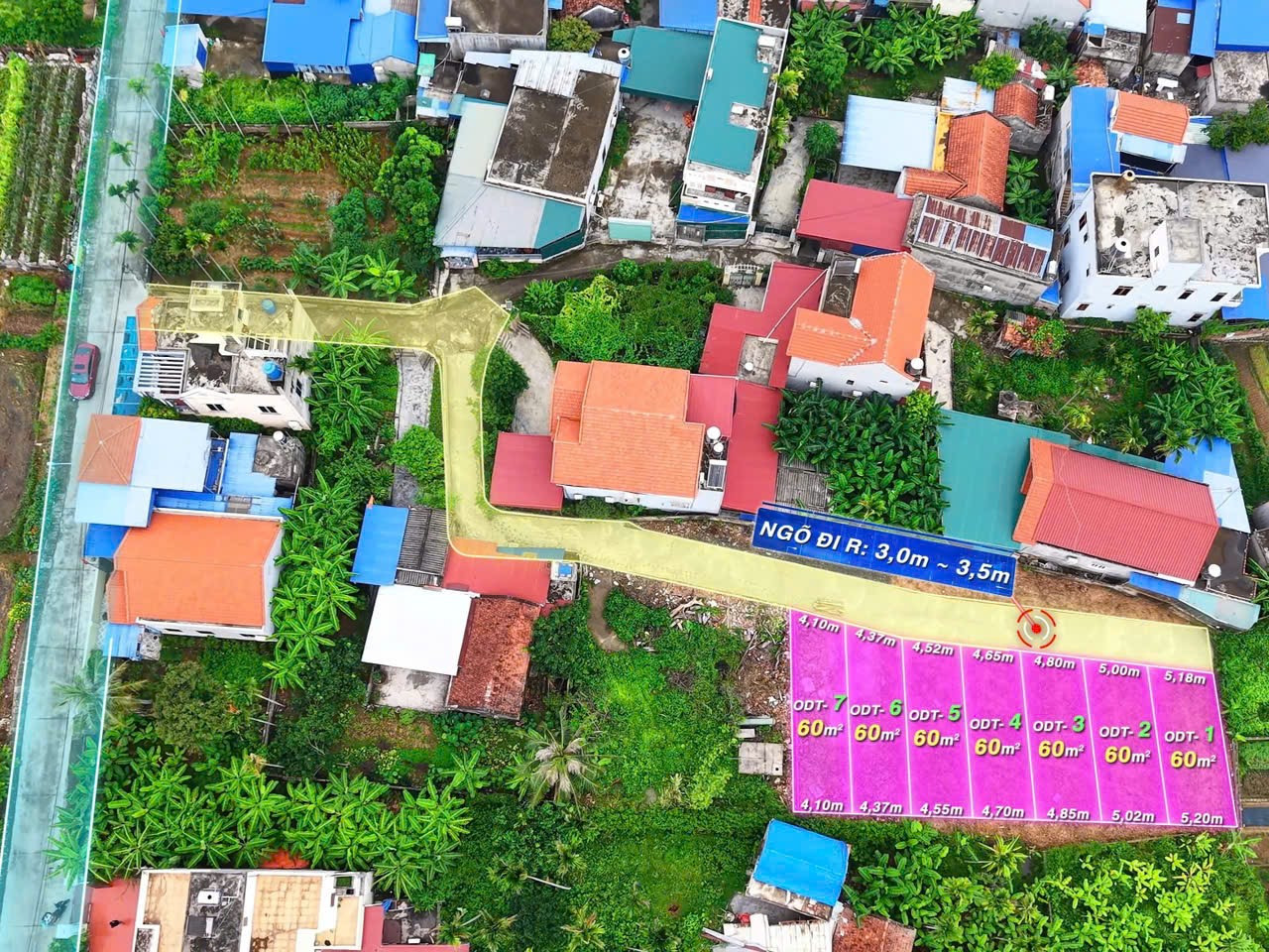 Bán đất 60m² ngang 4,5m giá 750 triệu Phường Lưu Kiếm(Lưu Kiếm). liên hệ 0362558882