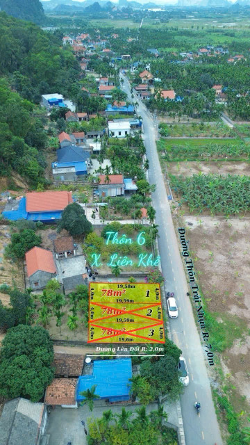 Bán đất 78m² ngang 4m. đường nhựa 7m. giá 790 triệu Phường Lưu Kiếm( Liên Khê). liên hệ 0362558882