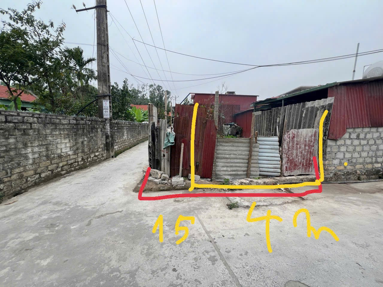 Bán đất 60m² ngang 4m . đường thông 4,5m.  giá 690 triệu Phường Lưu Kiếm( Kênh Giang). liên hệ 0362558882