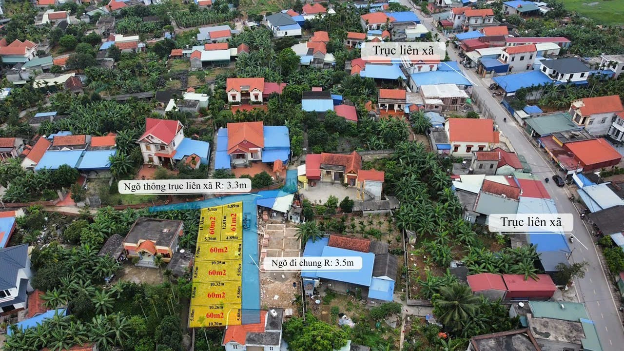 Bán đất 60m² ngang 5,88m giá 620 triệu Phường Lưu Kiếm( Kênh Giang). liên hệ 0362558882