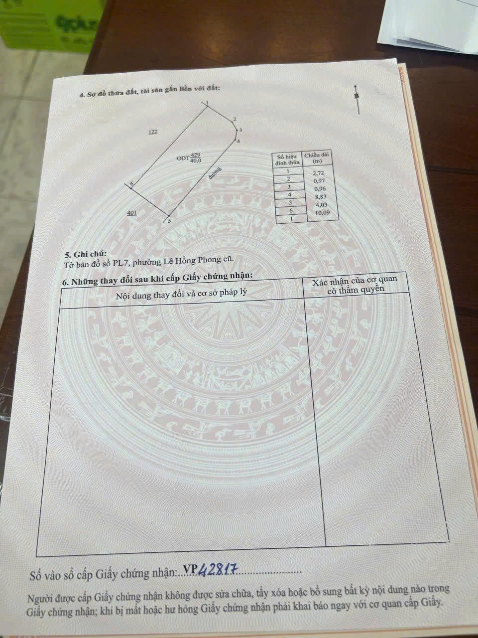 Bán nhà 40m² full thổ cư ngang 4m giá 1.3 tỷ tại Phường Lý Thường Kiệt