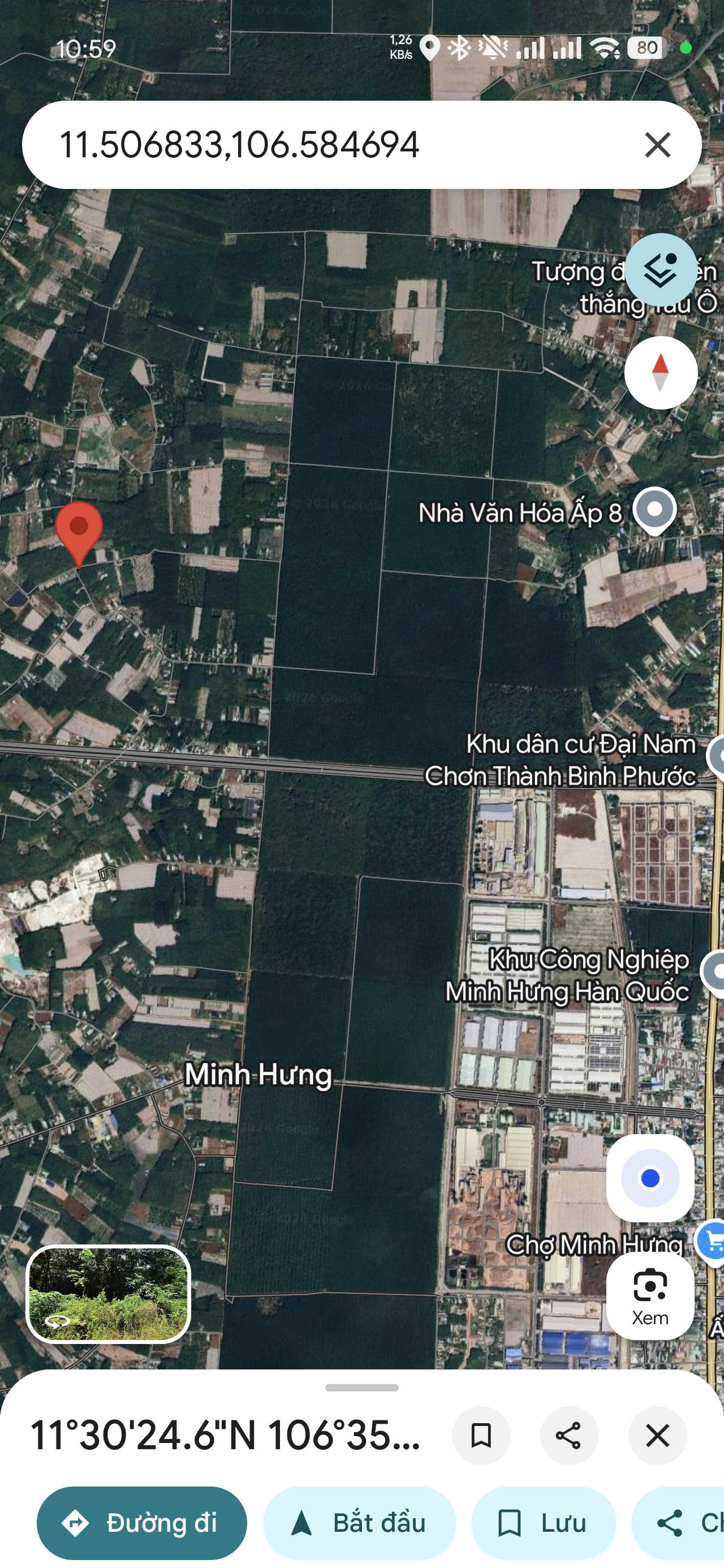 Bán Đất 100m² thổ cư 50m² giá 230 triệu tại Phường Minh Hưng Đồng Nai
