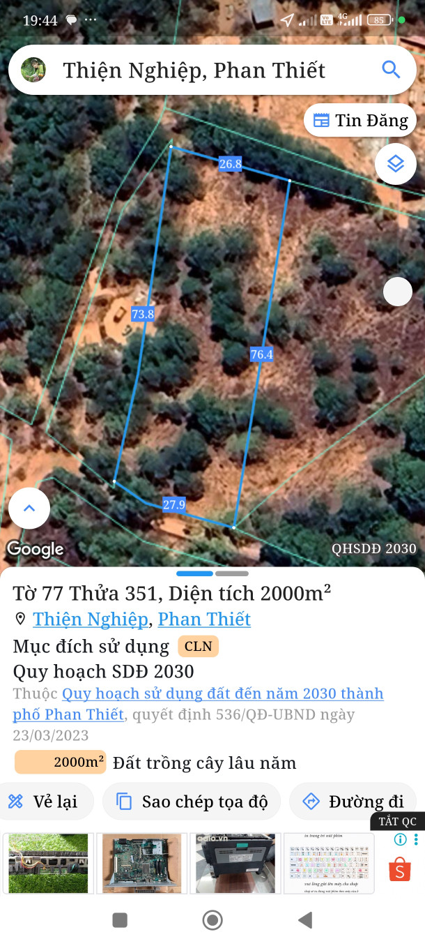 Bán đất 2000m² Phường Mũi Né