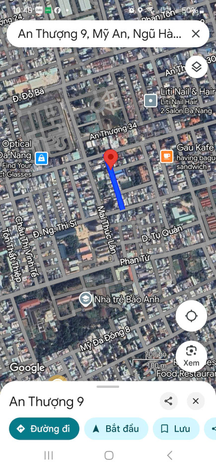 Bán đất đường An Thượng 9, khu phố Tây An Thượng - Vị trí đẹp