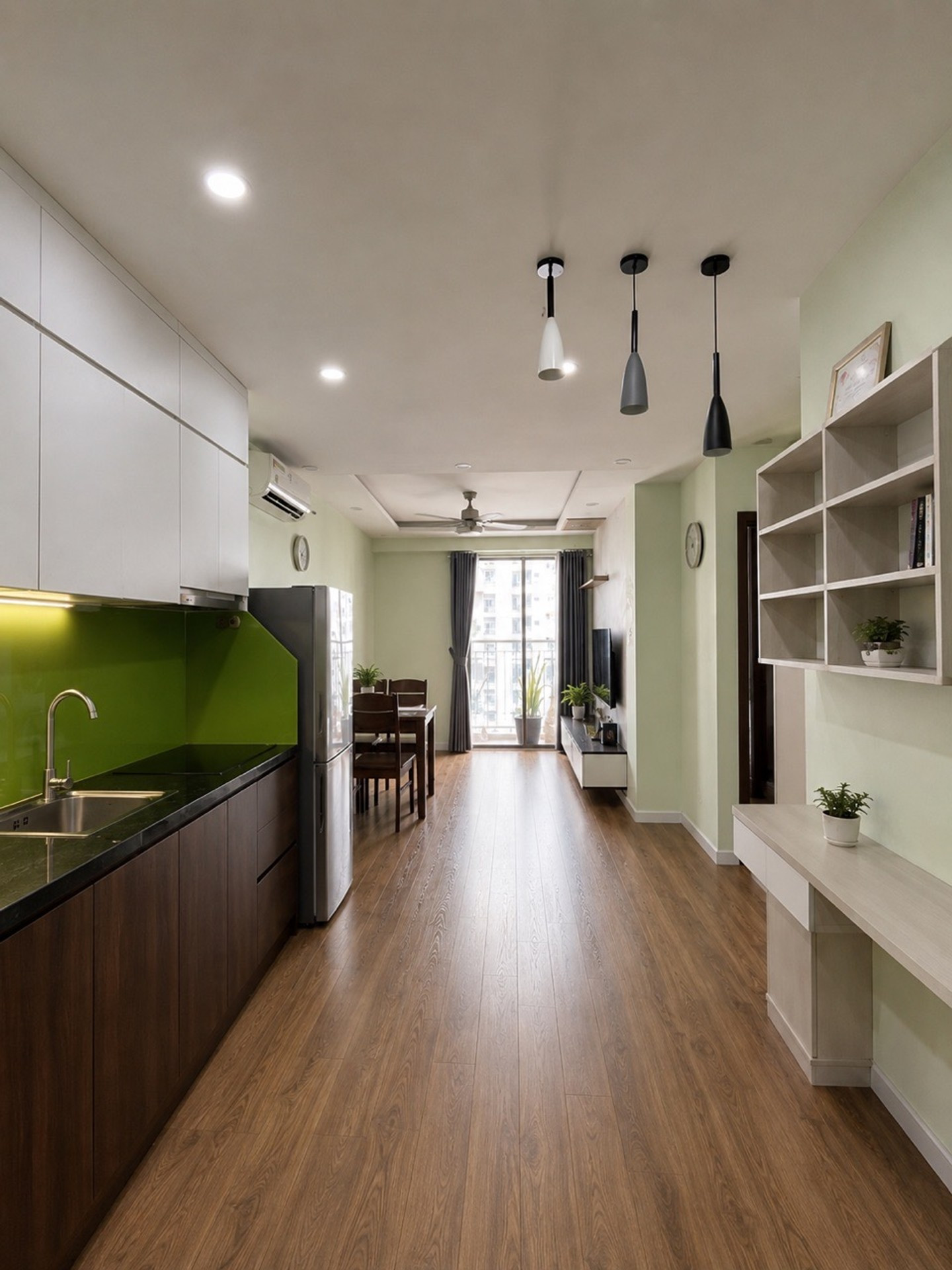 Chung cư gần ĐH Sư Phạm 55m2, 2 phòng ngủ, 4.2 tỷ, full nội thất