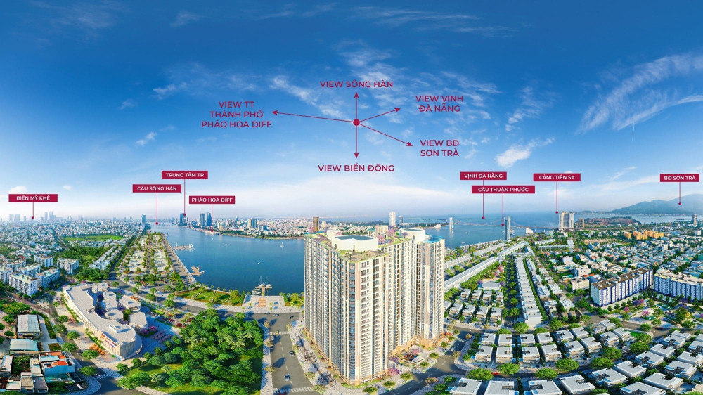 Sở hữu căn hộ cao cấp nhất Đà Nẵng tại dự án Peninsula mặt sông Hàn sở hữu lâu dài, HTLS 24 tháng, bàn giao nội thất liền tường vật liệu nhập khẩu 5 sao