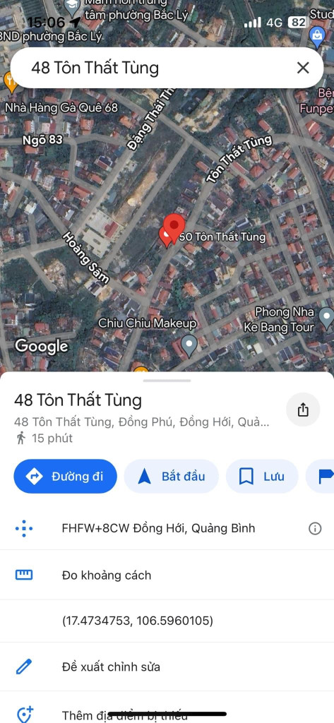 Bán đất 100m² 1.65 tỷ tại Phường Nam Lý Thành phố Thành Phố Đồng Hới