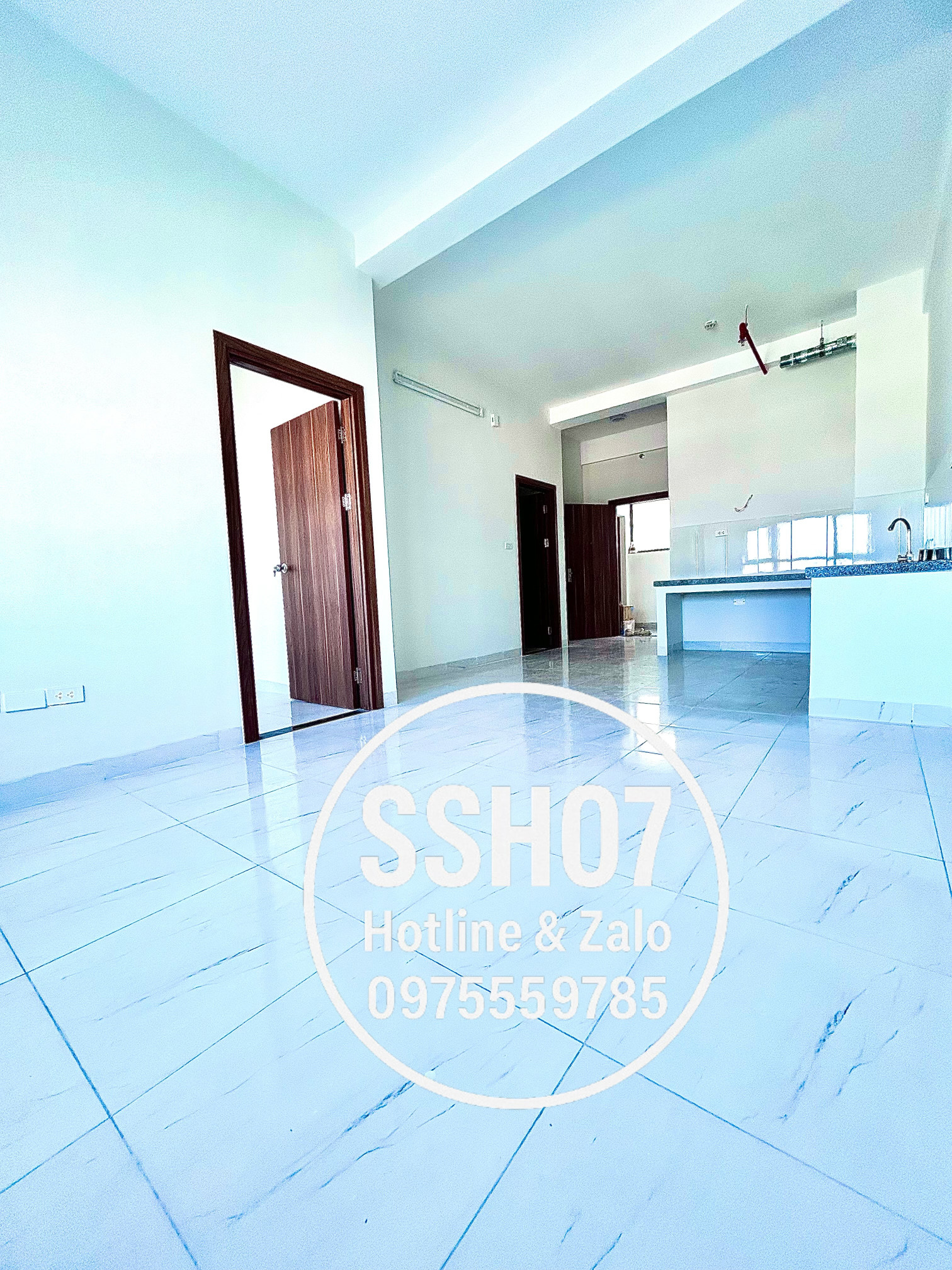 Cho thuê căn hộ chung cư SSH07 Hà Quang, 2 Phòng ngủ + P.Khách + Bếp