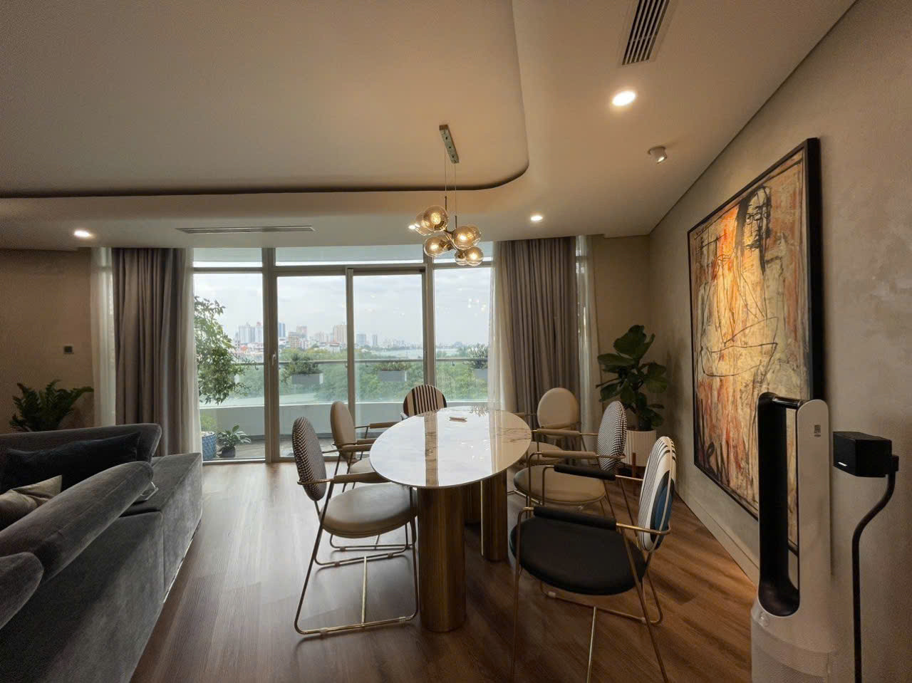 Cho thuê chung cư cao cấp Watermark 395 Lạc Long Quân, 157m2, 3 ngủ 2 vệ sinh, view Hồ Tây