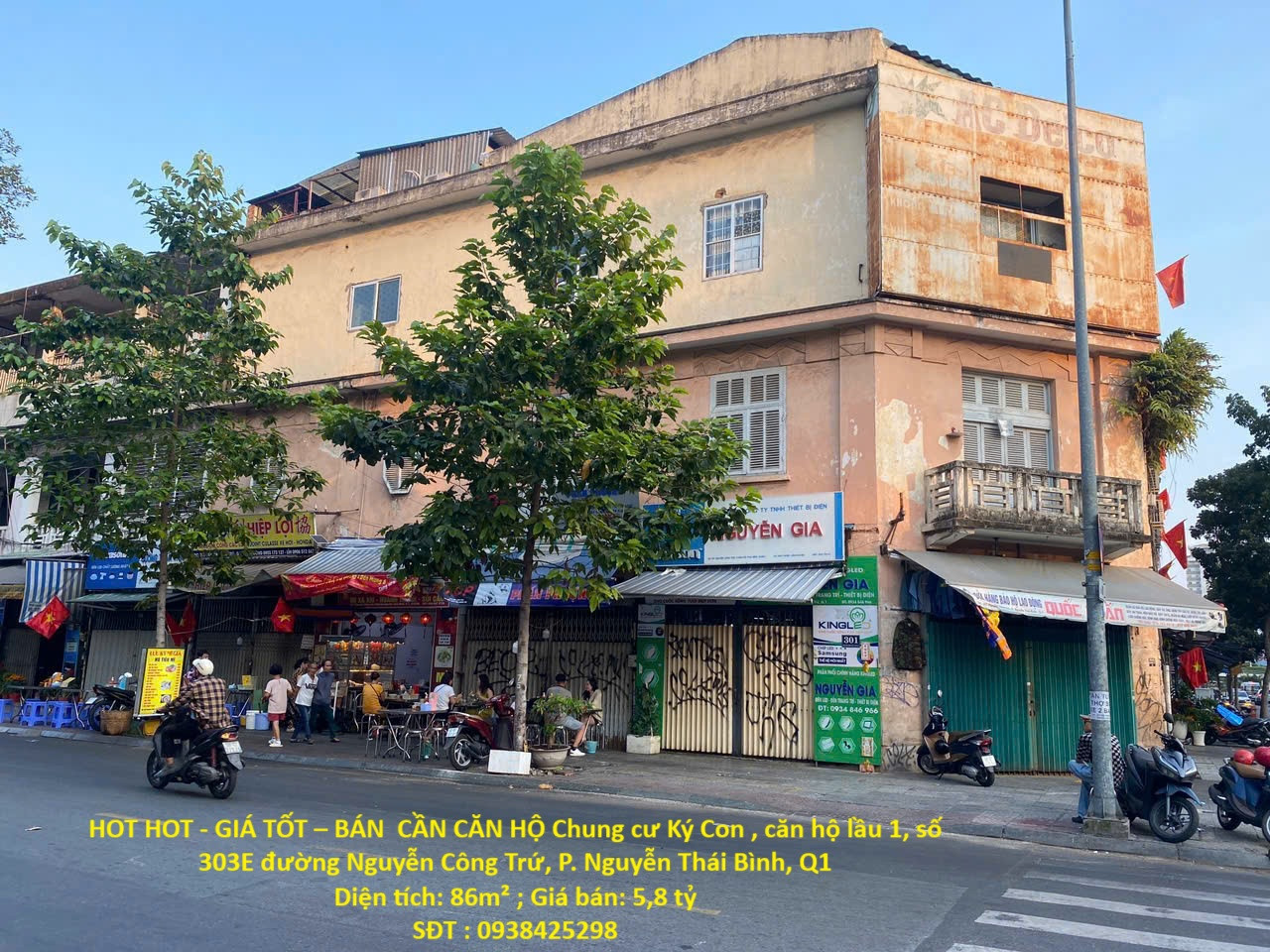 HOT HOT - GIÁ TỐT – BÁN  CẦN CĂN HỘ CHUNG CƯ - đường Nguyễn Công Trứ, P. Nguyễn Thái Bình, Q1,HCM