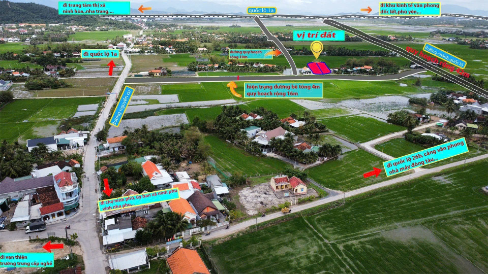0763615365 Bán đất 233m² 900 triệu tại Phường Ninh Đa Thị xã Ninh Hòa