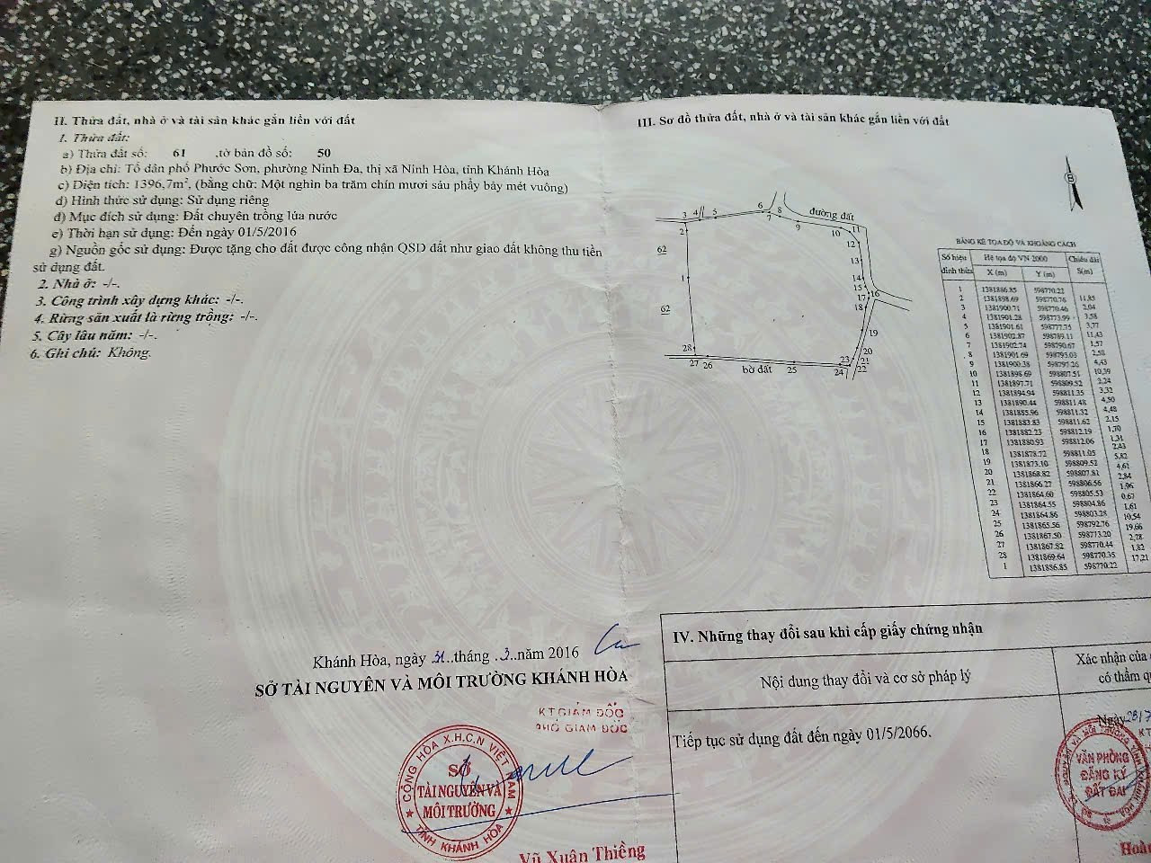 C107 0984648677 Bán đất 1396,7m² giá 550 triệu tại Phường Ninh Đa Thị xã Ninh Hòa