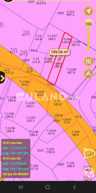 C268 0938113403 Bán đất 149,2m² 580 triệu tại Phường Ninh Giang Thị xã Ninh Hòa