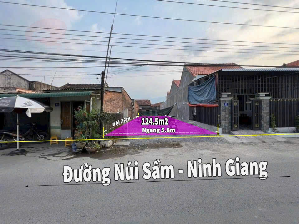 Bán đất 124m² 1.38 tỷ tại Phường Ninh Giang Thị xã Ninh Hòa